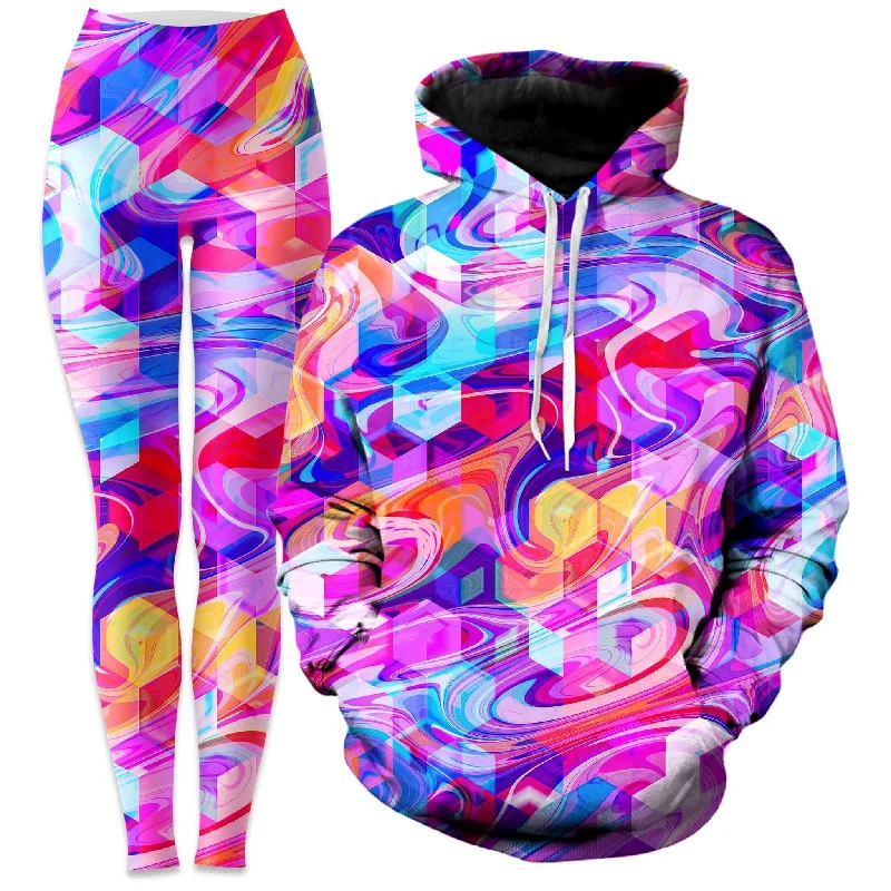 Online Exclusive Cubic Drop Hoodie and Leggings Combo