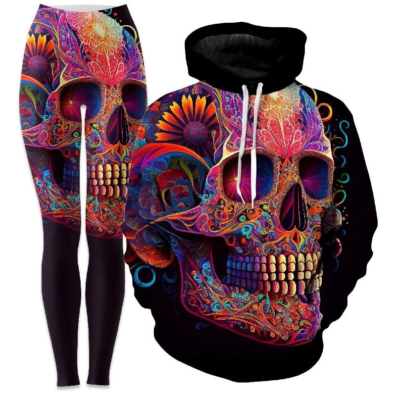 Quick Sale DOTD Skull Hoodie and Leggings Combo