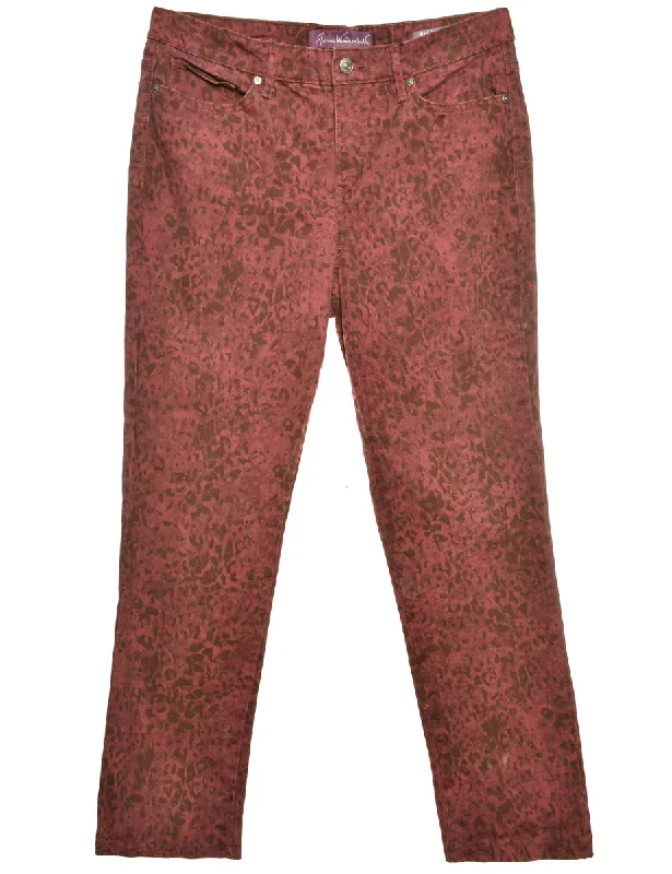Best Deals Zip Front Straight Fit Jeans - W32 L28