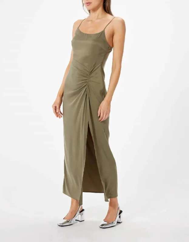 Savings Alert Mal Cinch Dress In Olive