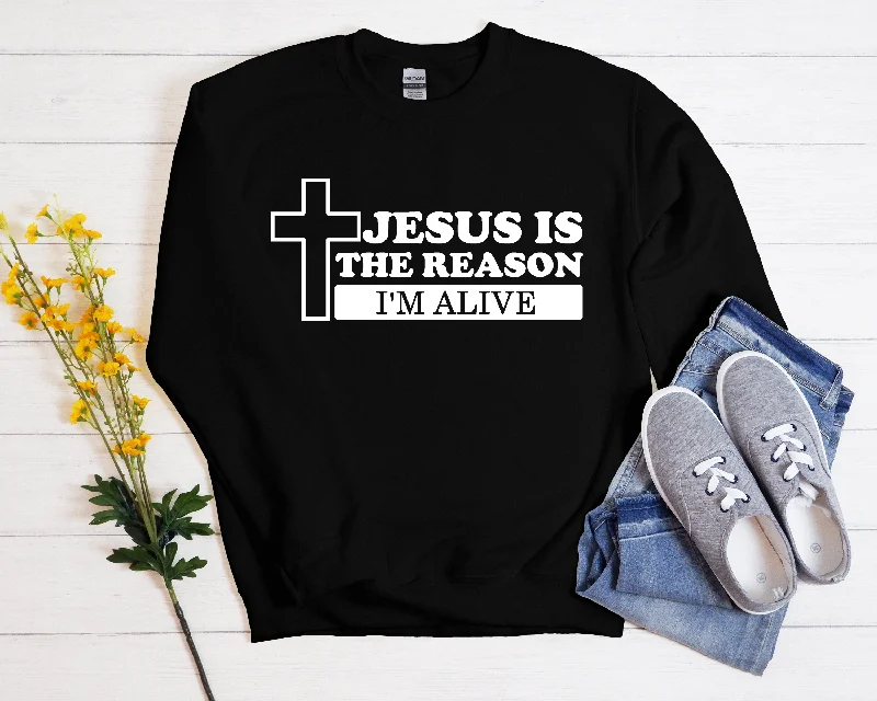 Daily Deals Jesus is The Reason - Unisex Sweatshirt