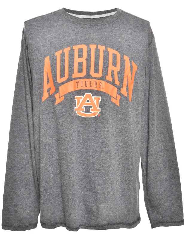 Online Only Auburn Tigers Football Grey Champion Sports T-shirt - L