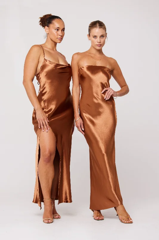 Final Sale Anna Slip in Copper