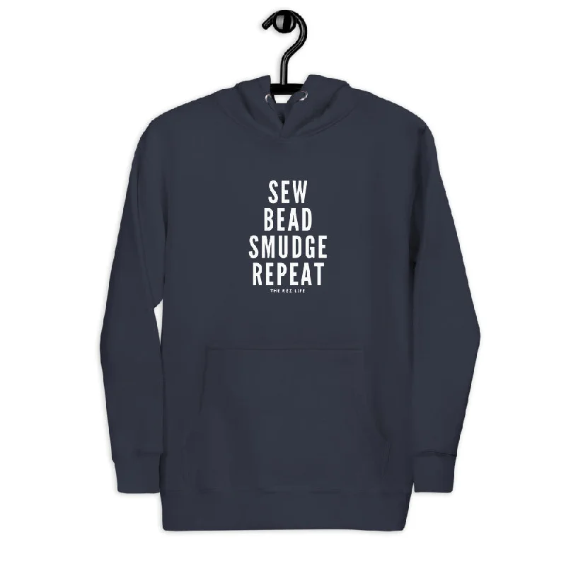 Deal Zone Sew Bead Smudge Repeat Hoodie