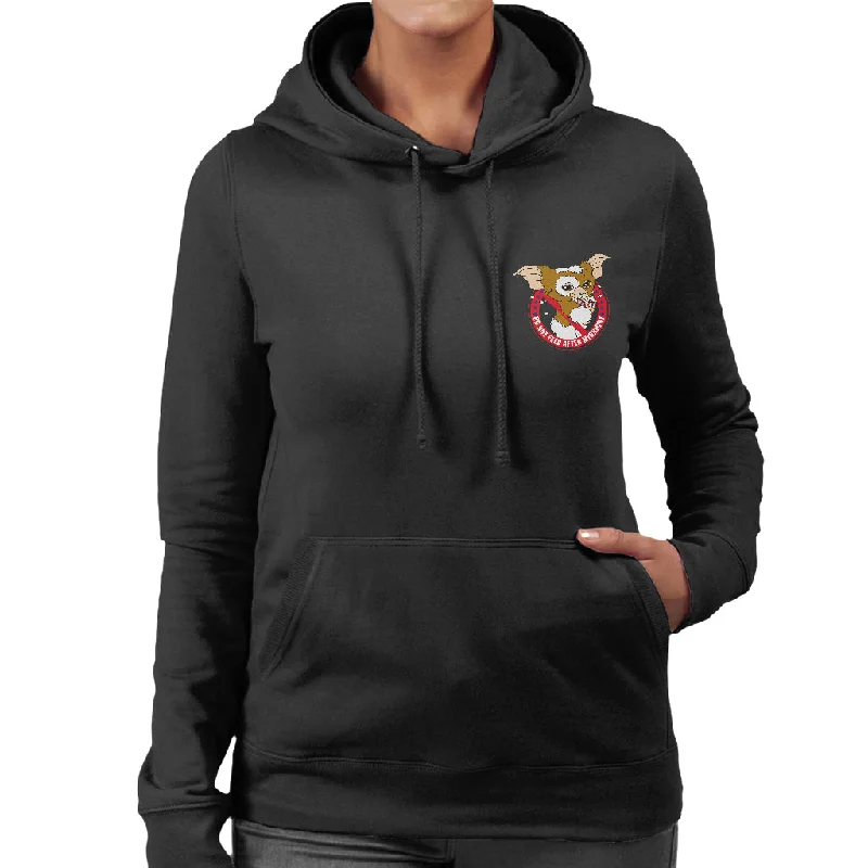 New Deals Gremlins Halloween Do Not Feed After Midnight Pocket Print Women's Hooded Sweatshirt