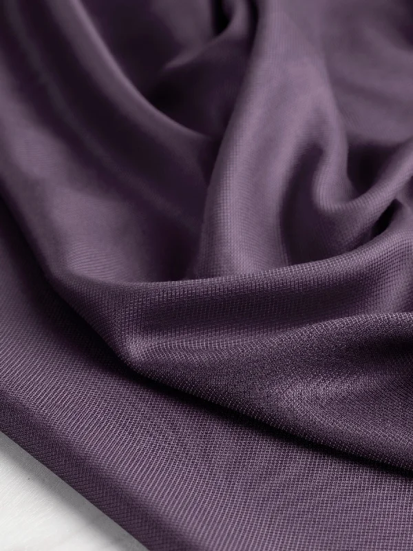Don't Wait Drapey Dobby Textured Modal - Plum