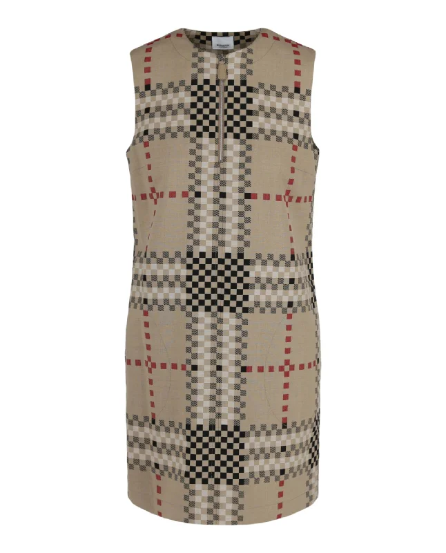 Bonus Savings Archive Check Shift Dress