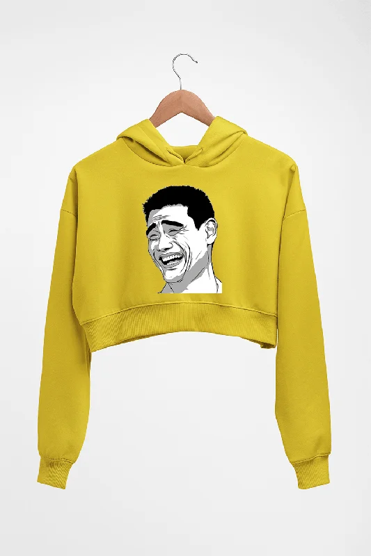 Stock Up and Save Yao Ming Face(Bitch Please) Crop HOODIE FOR WOMEN