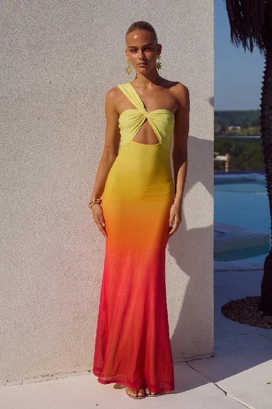Act Now KYREE MAXI DRESS - MIMOSA OMBRE