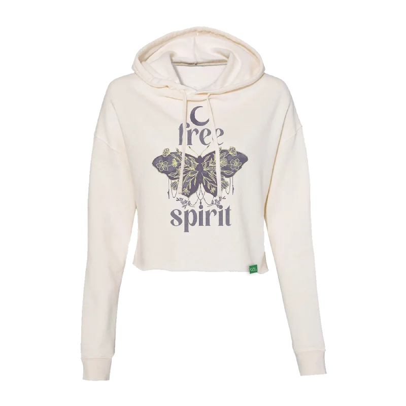 Big Savings Free Spirit Women's Crop Hoodie