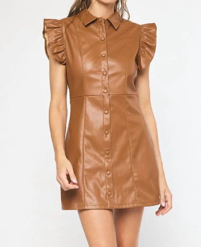 Quick Sale Until The Weekend Dress In Camel