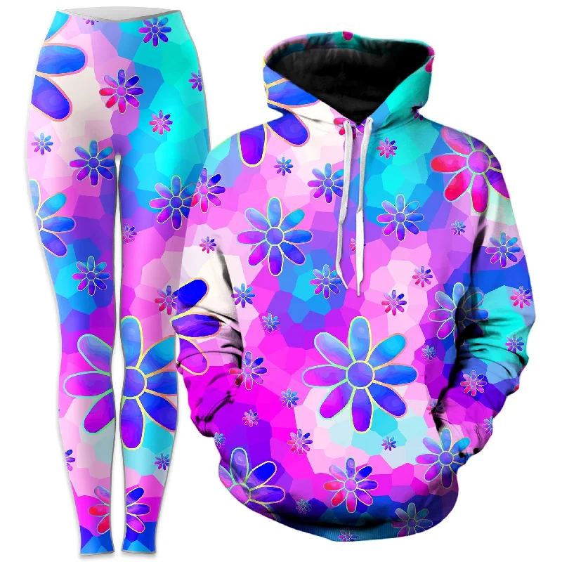 New Markdowns Flower Power Journey Hoodie and Leggings Combo