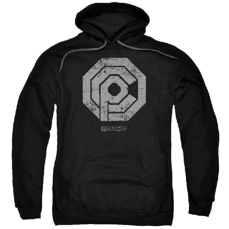 Special Discount Robocop Robocop/Distressed Ocp Logo - Pullover Hoodie