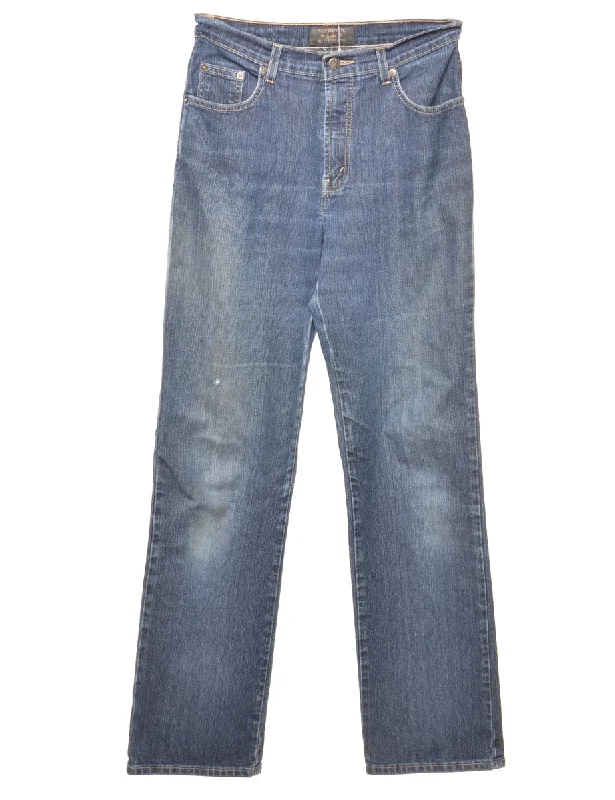 Value Deals High Waist Straight Fit Jeans - W28 L33