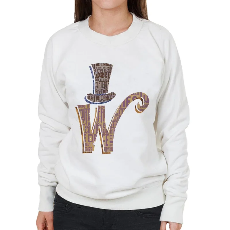 Must-Have Deals Willy Wonka and The Chocolate Factory Top Hat W Women's Sweatshirt