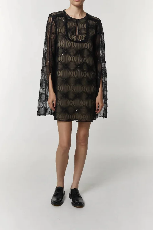 Crazy Deals Dahlia Sequin Mesh Mini Dress In Black Sequin