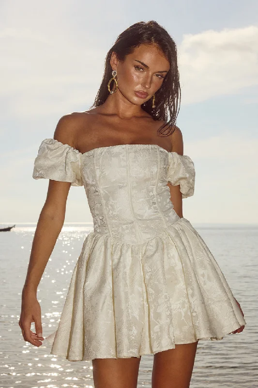 Crazy Deals ELODIE MINI DRESS - IVORY
