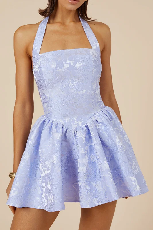 Deal Zone SABINE MINI DRESS - PERIWINKLE