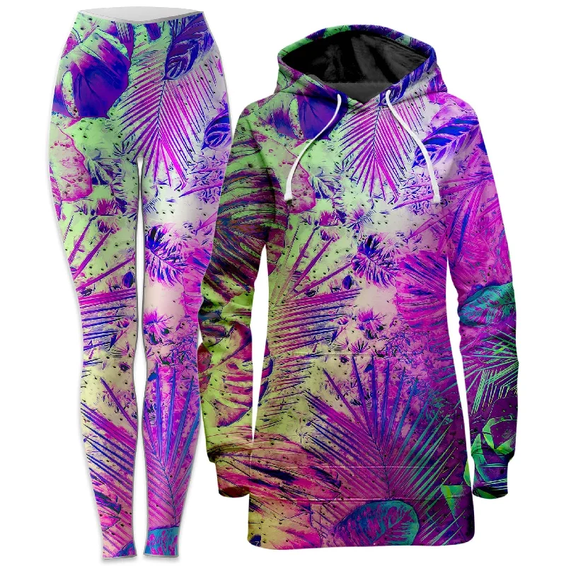 Special Savings Junglist Holo Hoodie Dress and Leggings Combo