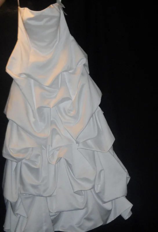 Limited Stock David's Bridal David's Bridal Strapless Statin Pick Up Size 14