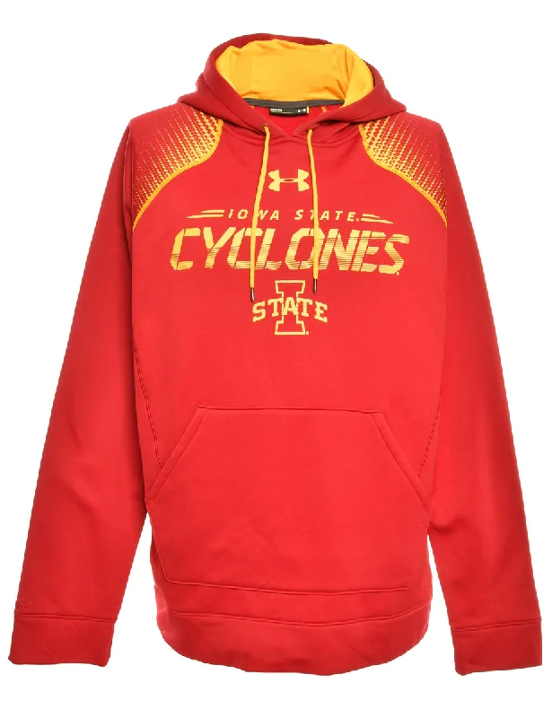 Mega Sale Maroon Iowa State Under Armour Printed Hoodie - M