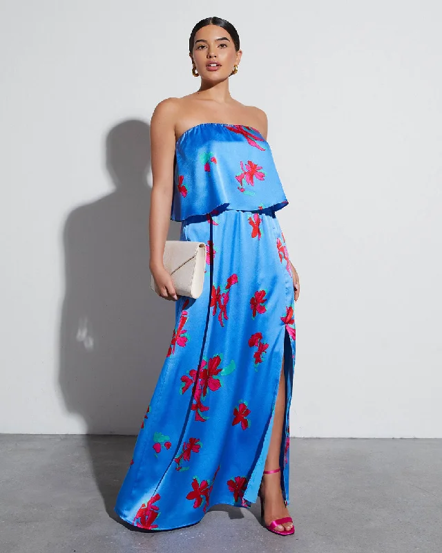 Epic Deals Fancy Plans Off The Shoulder Empire Maxi Dress