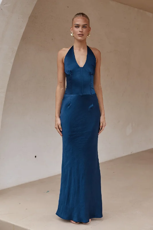 Hot Deal ASADA MAXI DRESS - MIDNIGHT