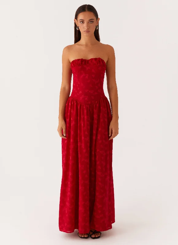 Deal Explosion Adira Maxi Dress - Red