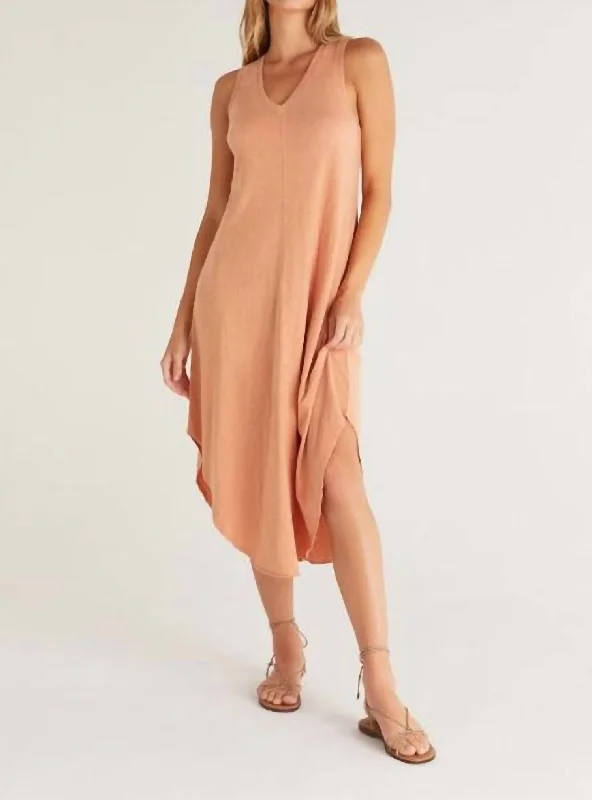 Today’s Deal Reverie Midi Dress In Melon