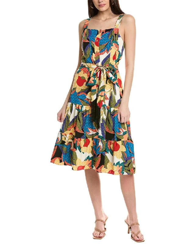 Weekend Special Tahari ASL Sleeveless Midi Dress