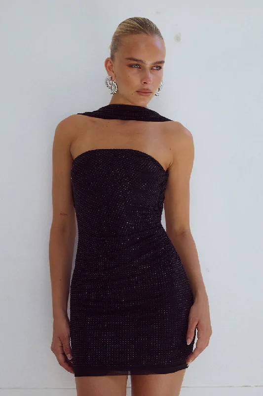 Special Savings MADELI MINI DRESS - BLACK